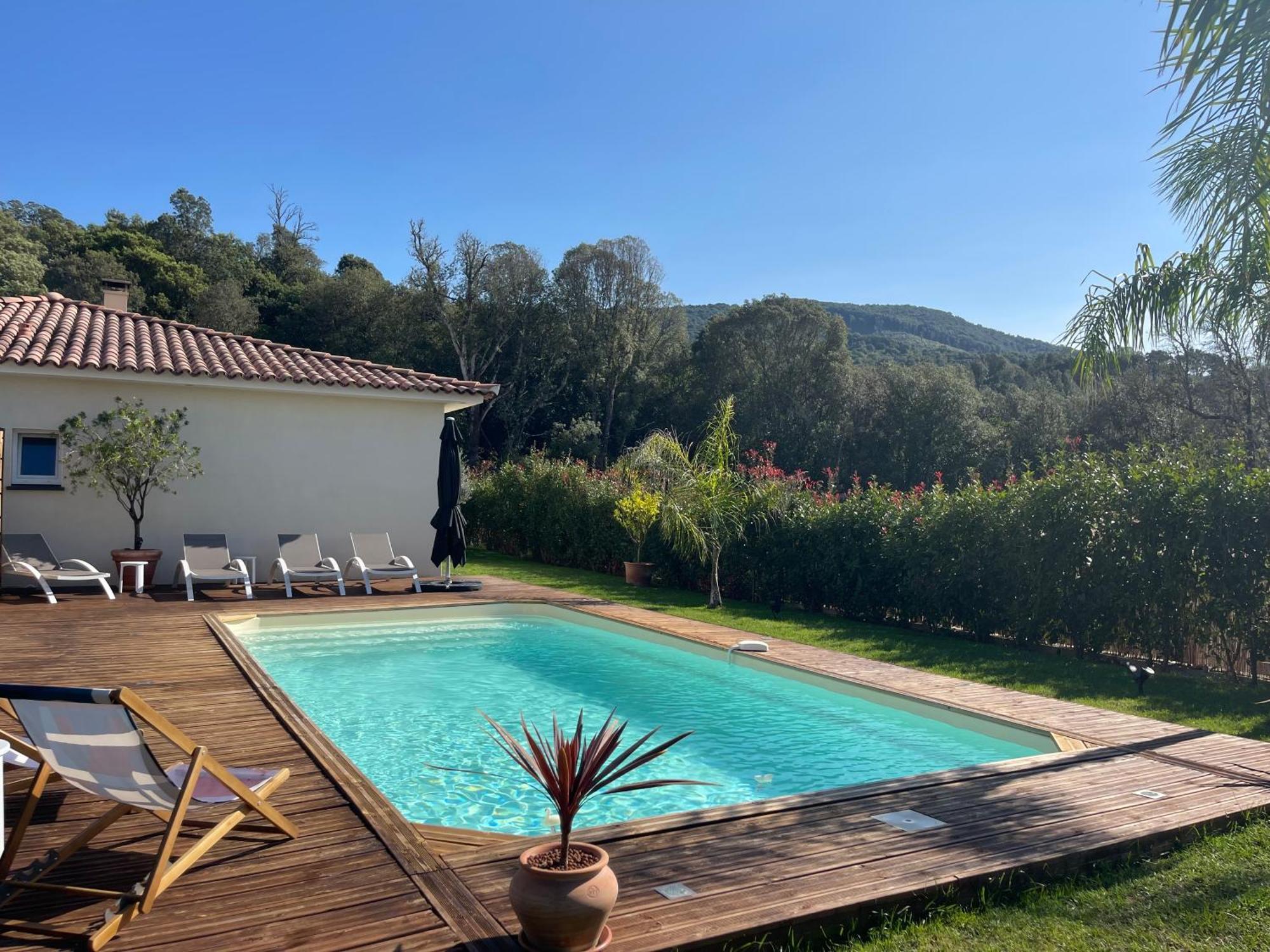 Magnifique Villa Recente Entre Mer Et Montagne Situee Entre Ajaccio Et Porticcio Cauro Экстерьер фото